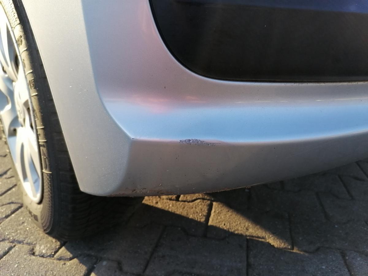 Peugeot 207 original Sto&szlig;stange Stossf&auml;nger hinten EZR Aluminium Grau Bj.2007